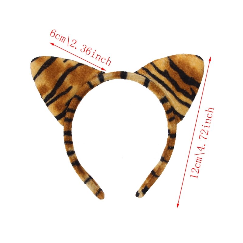 127D الكورية موضة النمر ليوبارد ل القط سماعة أذن تأثيري النمر ليوبارد للقطط