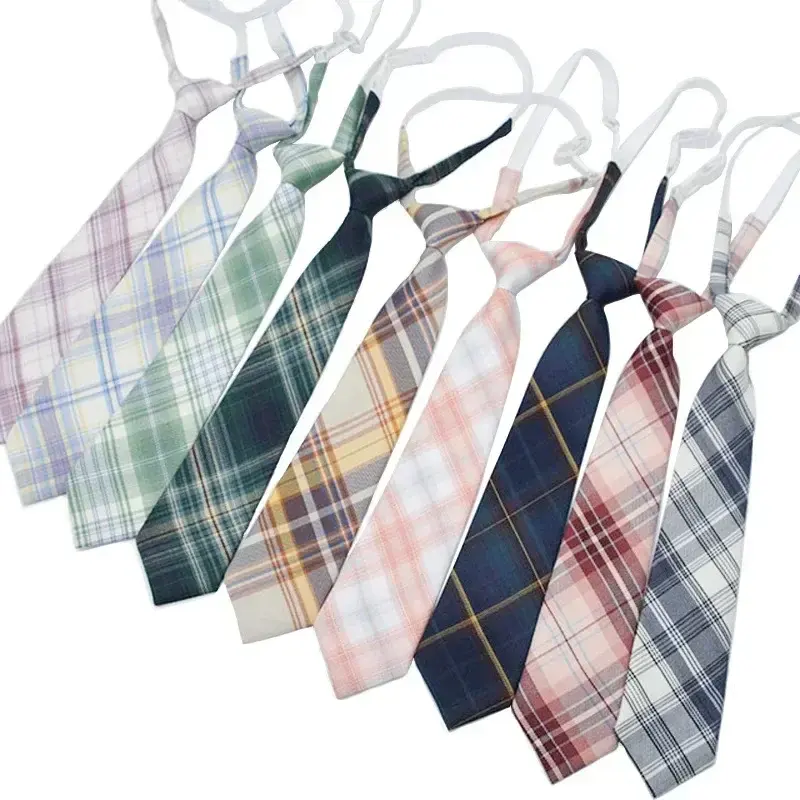 قميص ربطة عنق المرأة كلية نمط JK منقوشة موحدة انفصال الياقات العلاقات للإزالة اكسسوارات الملابس رئيسي