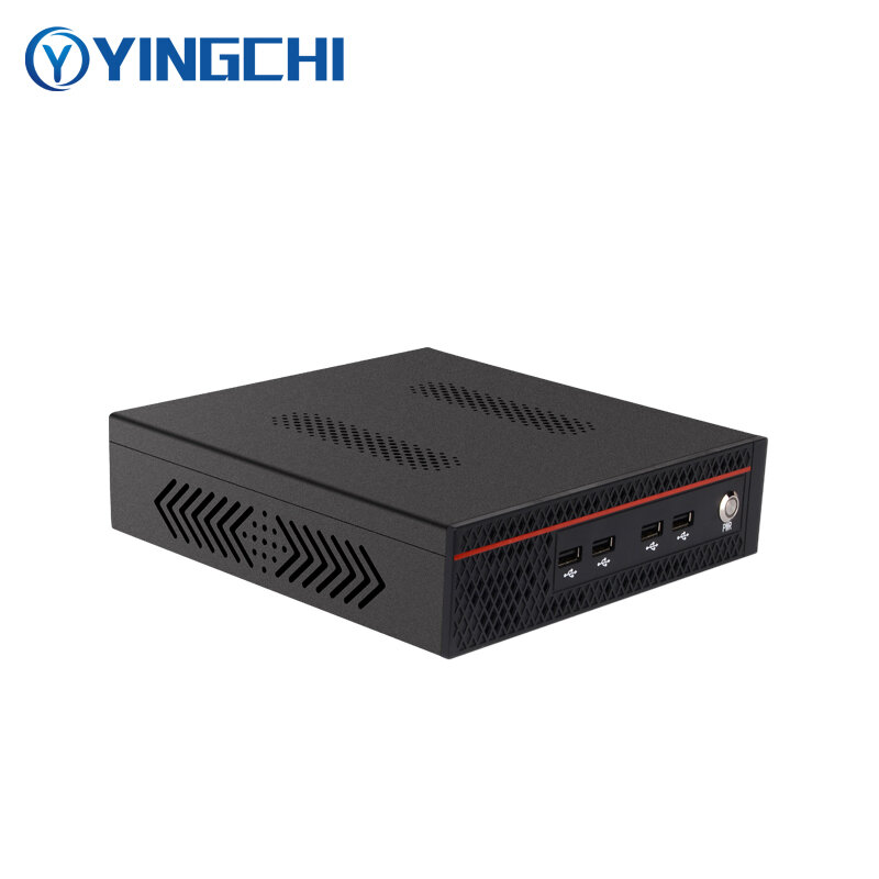 YINGCHI جهاز كمبيوتر صغير إنتل النواة i3 10100/12100 i5 10400/12400 المنزل مكتب كمبيوتر مكتبي