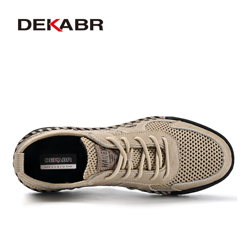 ديكابر-أحذية مريحة وكاجوال للرجال ، أحذية قيادة شبكية جيدة التهوية ، مقاس كبير ، الربيع والصيف