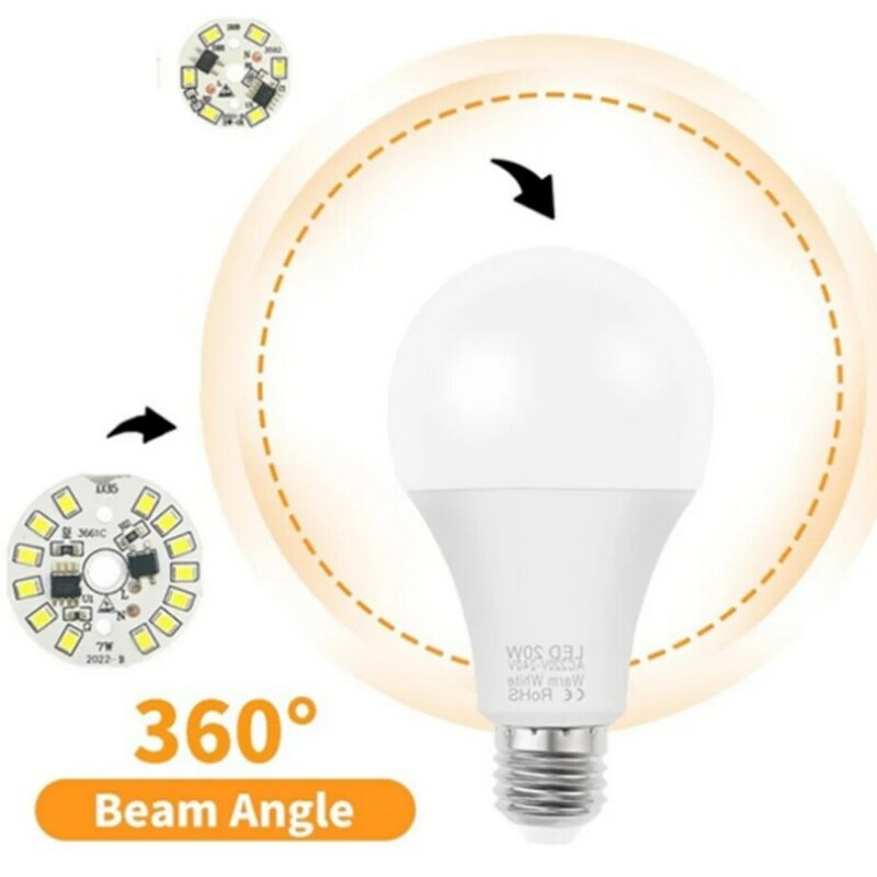 LED لمبة التصحيح مصباح لوحة مصلحة الارصاد الجوية ، وحدة دائرية ضوء مصدر لوحة ، رقاقة النازل ، الأضواء ، التيار المتناوب 220 فولت