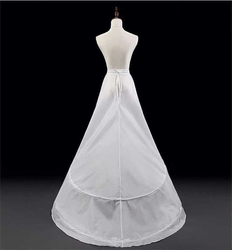 2 hoops A-line Wedding Petticoat Crinoline Slip Underskirt For Wedding Dress Wedding Accessorie