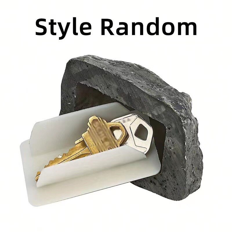 صندوق تخزين مفتاح الراتنج ، الصخور وهمية ، حجر محاكاة ، إخفاء-أ-الغيار