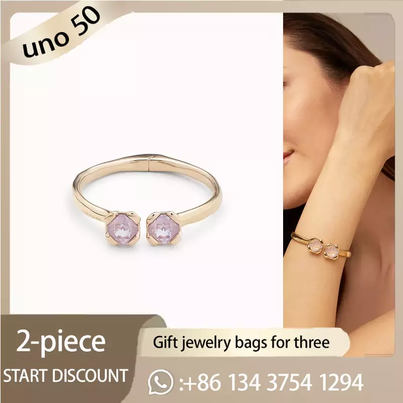 سوار من الأحجار الكريمة للنساء من UNO DE-Pink Boutique ، مجوهرات رومانسية ، الموضة ، بأسعار معقولة ،