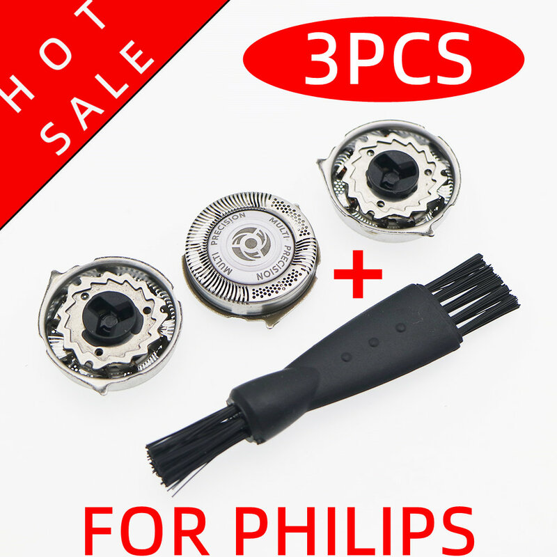 ل philips ماكينة حلاقة s5000 S5510 S5340 S5140 S5110 S5400 S9161 S5050 S7510 S5380 Sh50/52 3 قطعة SH50 استبدال رئيس شفرة حلاقة