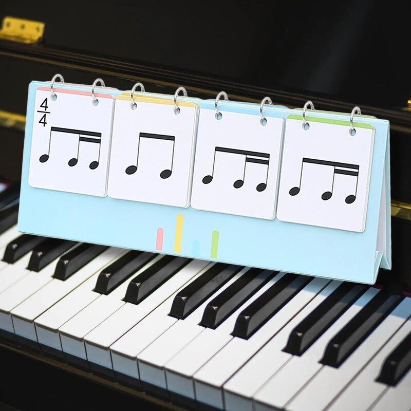 بطاقة تعليمية لتدوين الموسيقى مواد تعليمية قابلة لإعادة الاستخدام بطاقة إيقاع الموسيقى للتدريب على الجيتار البيانو