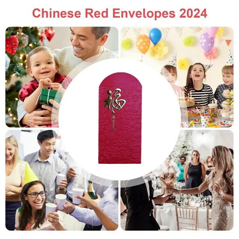 مظاريف حمراء مبتكرة للعام الجديد ، هونغباو ، ظرف المهرجان ، عيد الميلاد ، الزواج ، هدية المال الأحمر ، الإكسسوارات المنزلية