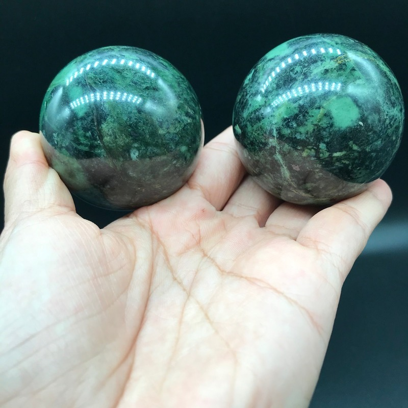 الطبيعية التبتية اليشم الطب الملك حجر كرة اليد كرة لياقة بدنية حزام المغناطيسي مقبض مجوهرات هدية