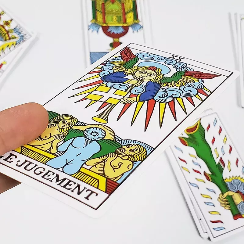 لعبة بطاقة التاروت للبالغين ، لعبة لوحية لأوراكل ، مع ورق ، يدوي ، مقاس 12 × 7 ، جديد