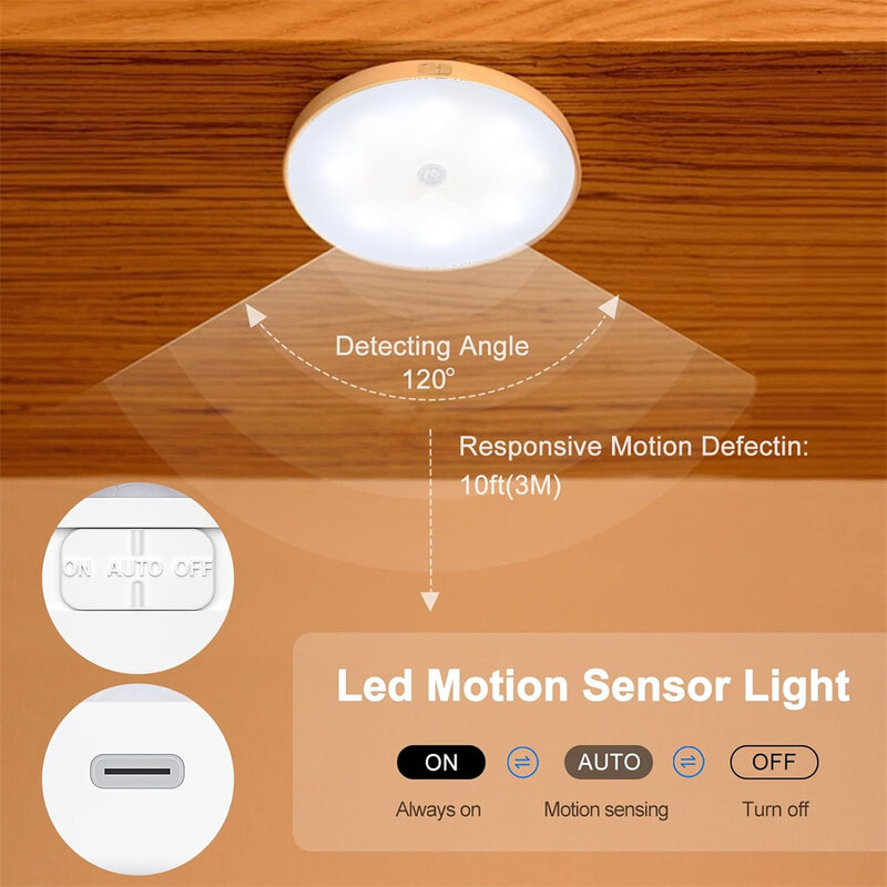 مصباح خزانة LED قابل لإعادة الشحن USB ، 85 ، مؤقت وجهاز تحكم عن بعد ، مصباح ليلي للطوارئ المنزلية للدراسة ، غرفة النوم ، الخطوات ، الخطوات