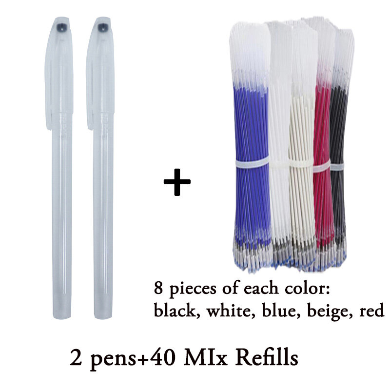 42/40 قطعة الحرارة قابل للمسح أقلام الملء 5 ألوان بمناسبة استبدال النسيج ل خياطة اللحف ، الخياطة ، الأقمشة ، الخياطين الخياطة