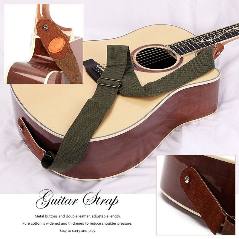 حزام قماش الغيتار ، جزء آلة موسيقية مفيدة ، اكسسوارات الغيتار ، أحزمة الغيتار ، قابل للتعديل