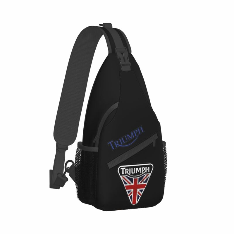 TRIUMPHS-حقيبة بحمالة للسباق على شكل دراجة نارية ، حقيبة ظهر للكتف متقاطعة على الصدر ، حقائب نهارية رياضية خارجية ، حقائب مدرسية غير رسمية