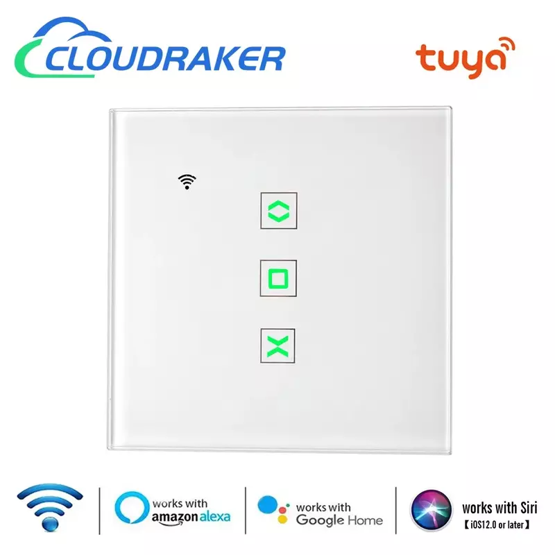 Tuya-مفتاح ذكي للستائر الكهربائية ، وحدة أتمتة WIFI للستائر الكهربائية مع التحكم الصوتي alexو Google Home ، الاتحاد الأوروبي