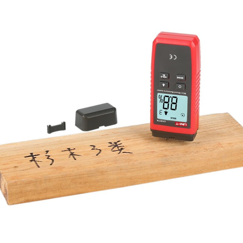 UNI-T UT377A الرقمية الخشب مقياس الرطوبة الرطوبة جهاز اختبار الرطوبة للورق الخشب الرقائقي المواد الخشبية LCD الخلفية