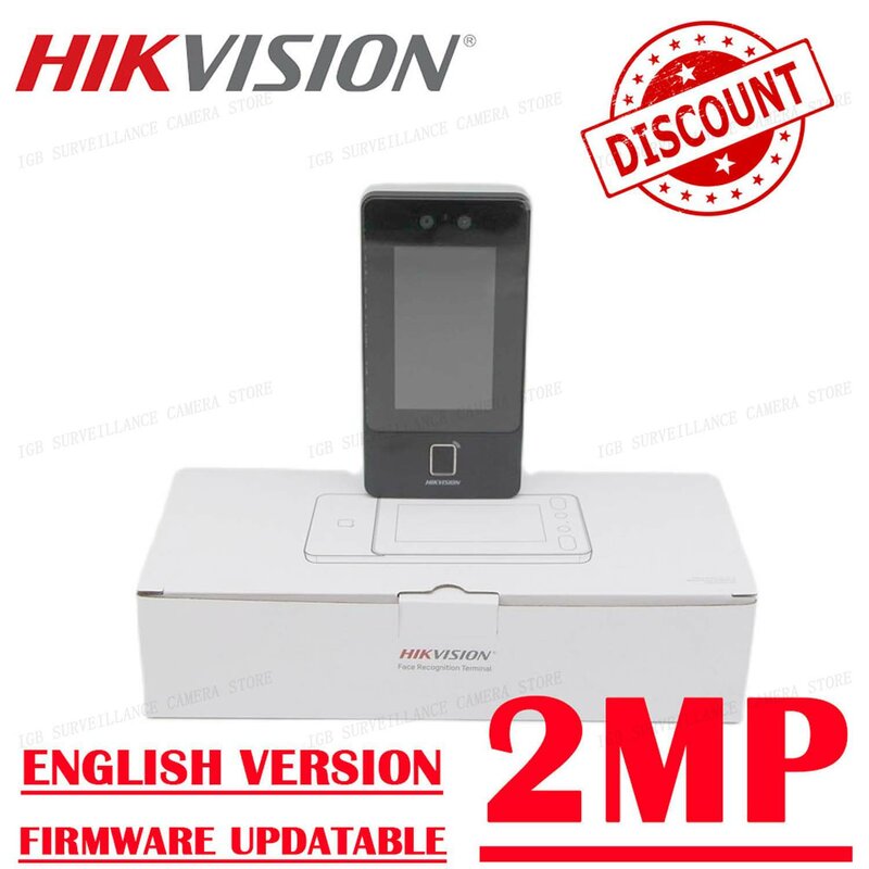Hikvision-محطة وصول للوجه ، صوت باتجاهين ، التعرف على الوجه وبطاقة الميكروفون
