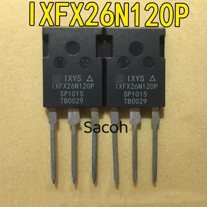 جديد الأصلي 5 قطعة/الوحدة IXFX26N120P IXFX26N120 26N120 أو IXFX26N100P IXFX26N100 TO-247MAX 26A 1200 فولت عالية الجهد السلطة MOSFET