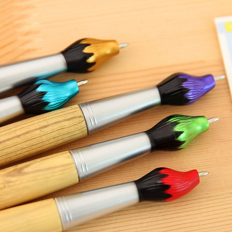 فرشاة نمذجة بلاستيكية فارغة ، قلم حبر جاف على شكل لوحة زيتية إبداعية ، 20 صوفي