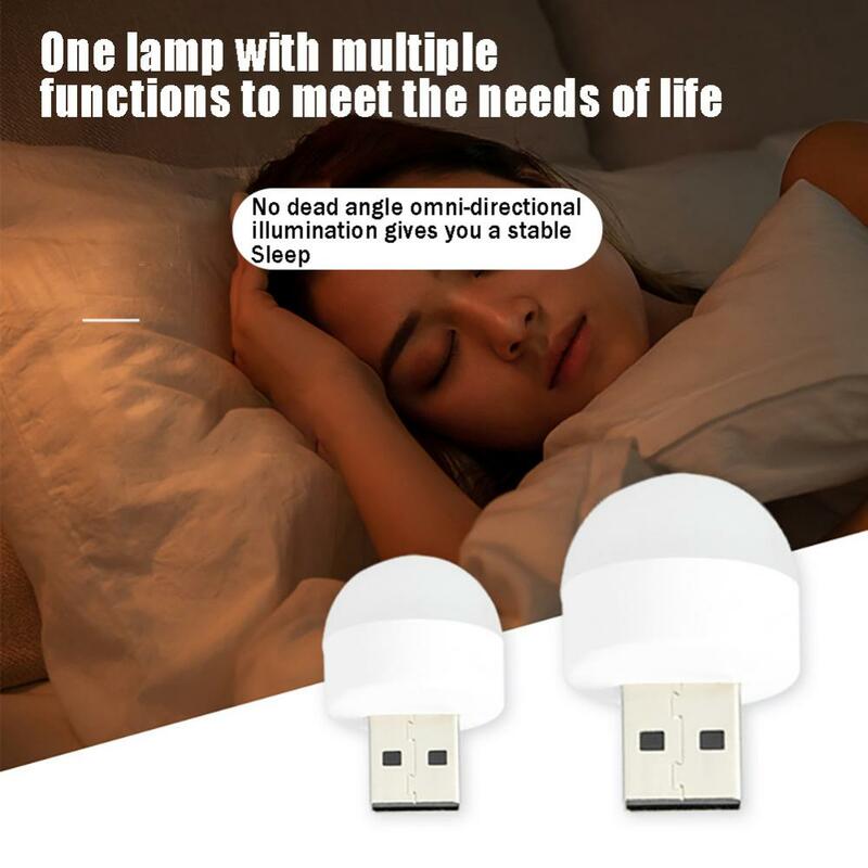 USB صغير LED ليلة ضوء الغزلان ، الموفرة للطاقة ضوء غرفة نوم ، المطبخ مصباح الديكور ، الجدول مصباح للأطفال ، هدية ، 2 قطعة
