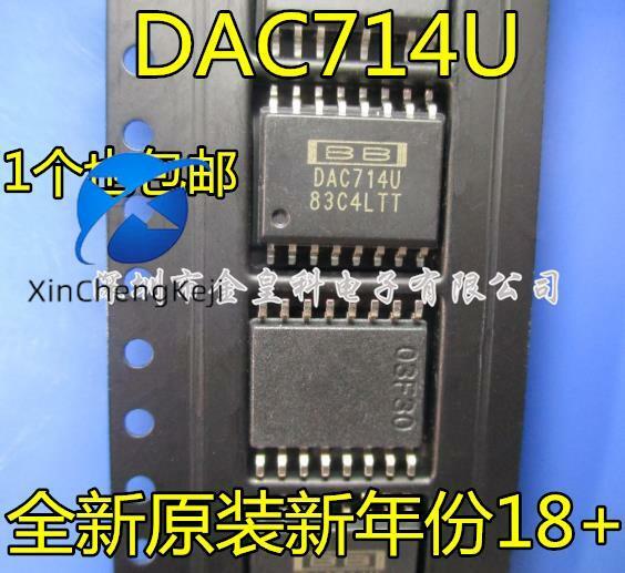 2 قطعة الأصلي الجديد DAC714 DAC714U SOP-16 الرقمية لتحويل التناظرية