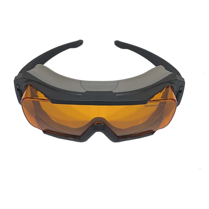 نظارات بدون صندوق لوضع العلامات بالليزر على الساق قابلة للإزالة ، O5 + CE ، من 190 نانومتر إلى 490 نانومتر ، 1 144 نانومتر