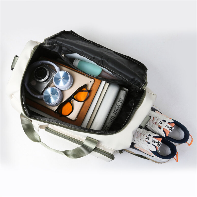 Large Capacity Fashion Travel Bag Waterproof Multi-functional Luggage Bag Sports Bag Bussiness Trip