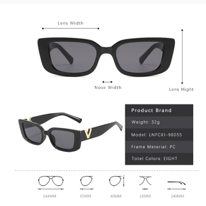 نظارة شمسية ريترو كول صغيرة بإطار عين القطة للنساء نظارات شمسية فاخرة موضة 2023 للرجال نظارة شمسية جيلي بمفصلات معدنية