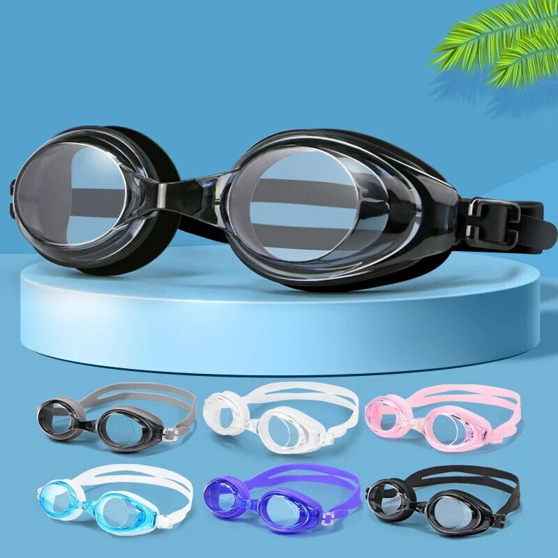 قابل للتعديل سيليكون مقاوم للماء مكافحة الضباب فوق البنفسجية نظارات السباحة عالية بوضوح نظارات