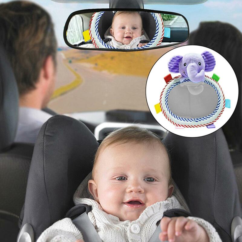 مرآة مقعد خلفي قابلة للتعديل للسيارة ، مرآة رؤية لطيفة للطفل الصغير ، طفل
