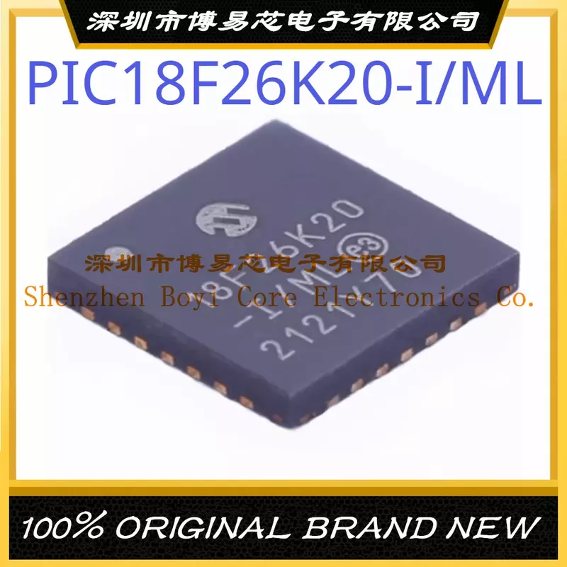 PIC18F26K20-I/ML حزمة QFN-28 جديد الأصلي حقيقية متحكم IC رقاقة (MCU/MPU/SOC)