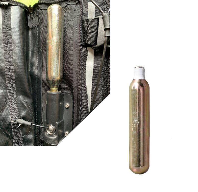 دراجة نارية وسادة هوائية سترة الأصلي 45g CO2 زجاجة/اسطوانة ل سترة دراجة بخارية الملء ل سترة 4 هيبيكا وسادة هوائية السلامة