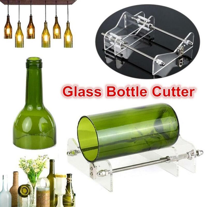 لتقوم بها بنفسك زجاج قاطع زجاجات قابل للتعديل أحجام المعادن الزجاج آلة قطع زجاجة لصنع زجاجات نبيذ الزينة المنزلية قطع