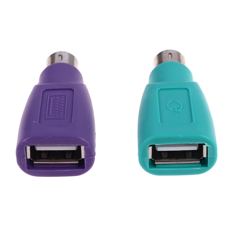 عالية الجودة الأرجواني والأخضر محول لوحة المفاتيح الماوس PS2 PS/2 إلى USB محول محول ل Usb لوحة المفاتيح الماوس الملحقات
