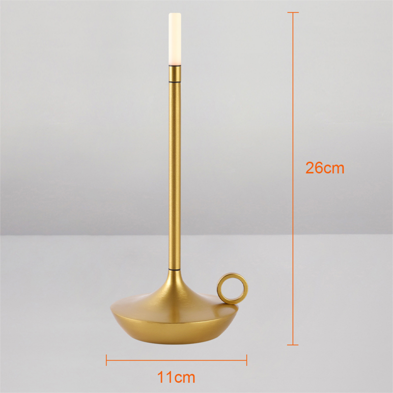 مصباح طاولة لاسلكي قابل للشحن لغرفة النوم ، مصباح باللمس ، شمعة الإبداعية ، USB C ، التخييم ، مصباح مكتبي