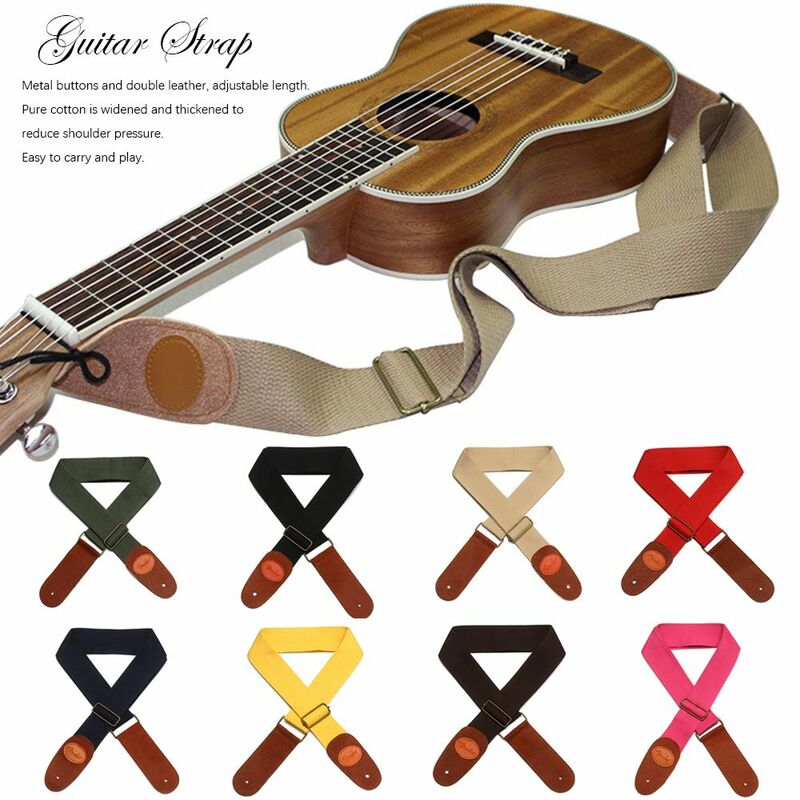 حزام قماش الغيتار ، جزء آلة موسيقية مفيدة ، اكسسوارات الغيتار ، أحزمة الغيتار ، قابل للتعديل