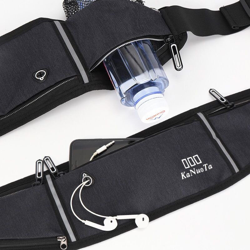 الرجال النساء الرياضة تشغيل الخصر حقيبة مقاوم للماء في الهواء الطلق الدراجات حقيبة كروسبودي للجنسين أكسفورد القماش الصدر حقيبة الهاتف المحمول محفظة حقيبة