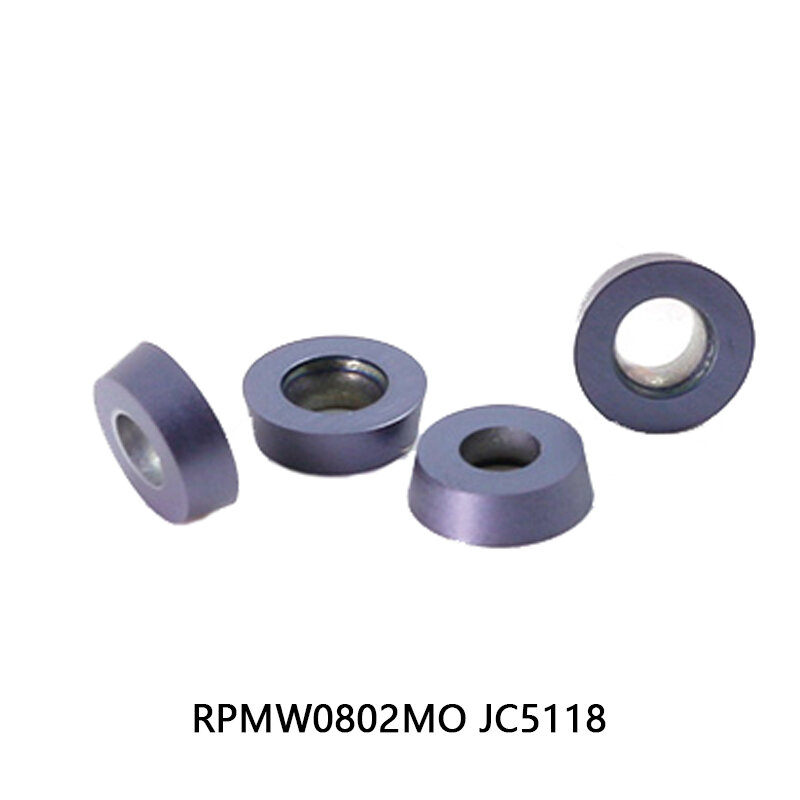 RPMW0802MO JC5118 10 قطعة/صندوق الأصلي كربيد إدراج آلة طحن تحول أداة RPMW 0802 RPMW0802 قطع MO 10 قطعة/الوحدة Cuuter
