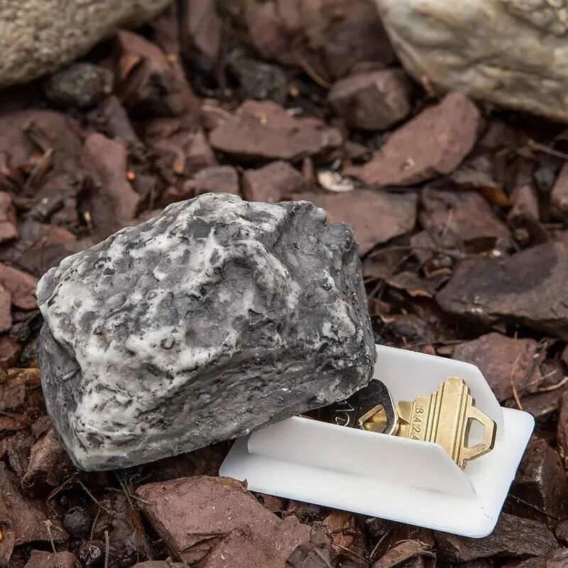 تأمين مفاتيح الغيار الخاصة بك مع هذه الصخور وهمية فريدة من نوعها ، مفتاح المخفي ، فكرة هدية مثالية