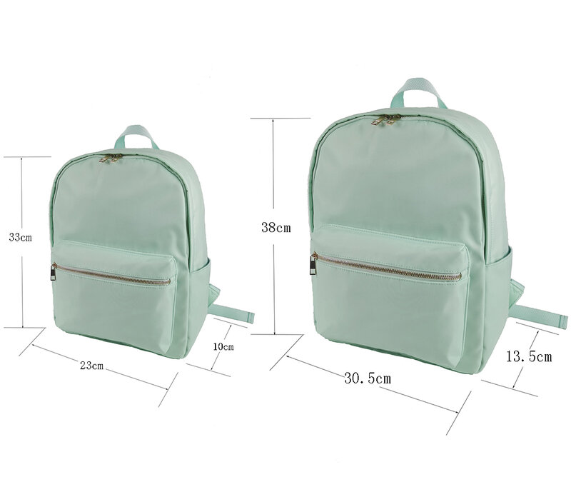 جودة عالية جديد مقاوم للماء النايلون المرأة على ظهره حقيبة سفر الإناث حقائب مدرسية للمراهقات بلون حقيبة الكتب