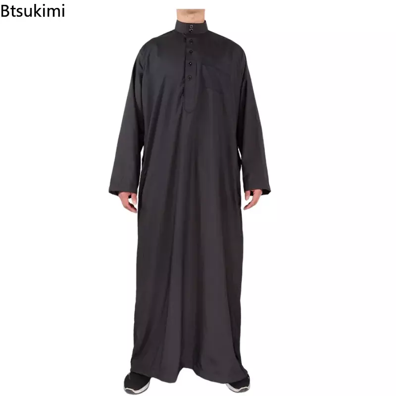 عباية قفطان عصرية للرجال إسلامية من باكستان ملابس إسلامية جديدة من Qamis Homme Musulman