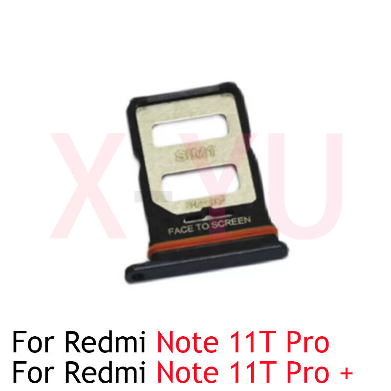 حامل درج فتحة بطاقة Sim ، مقبس قارئ البطاقة ، جزء بديل لـ siaomi Redmi Note 11T Pro و Note 11T Pro + ، 10