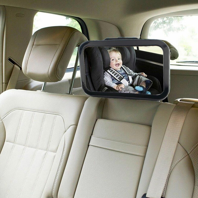 مرآة أمان للأطفال قابلة للتعديل ، مقاومة للكسر ، 360 درجة ، للمقعد الخلفي ، رعاية الرضع ، ملحقات السيارة الداخلية