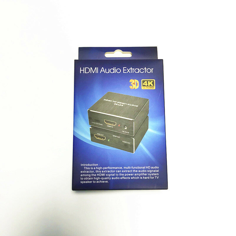 HDMI-متوافق مع مستخرج الصوت + البصرية TOSLINK SPDIF + 3.5 مللي متر ستيريو محول صوت 4K X 2K مقسم صوت ل PS4 TV DVD