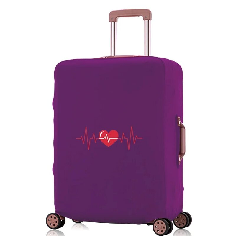 حقيبة الأمتعة حقيبة السفر غطاء غبار الأمتعة واقية يغطي لمدة 18-32 بوصة اكسسوارات السفر الحب سلسلة نمط