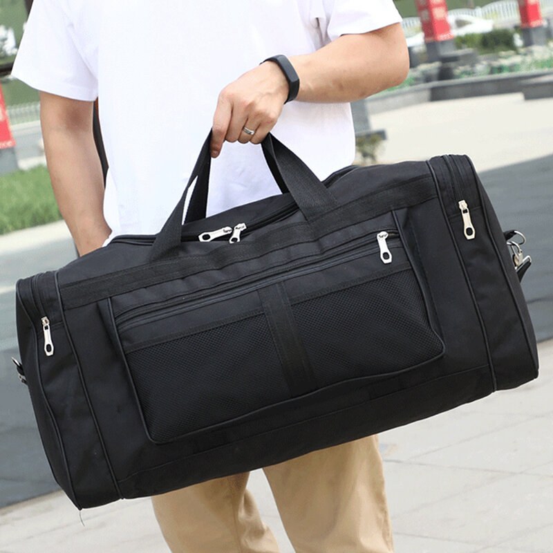 حقيبة سفر نسائية سوداء متعددة الوظائف حقيبة يوغا لياقة بدنية ملابس أمتعة للرجال سعة كبيرة حقيبة يد هدية
