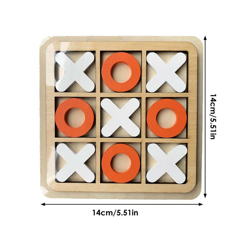 لعبة XOXO XO لوحة الشطرنج الكلاسيكية استراتيجية الدماغ لغز متعة لوحة تفاعلية ألعاب للكبار الاطفال طاولة القهوة ديكور