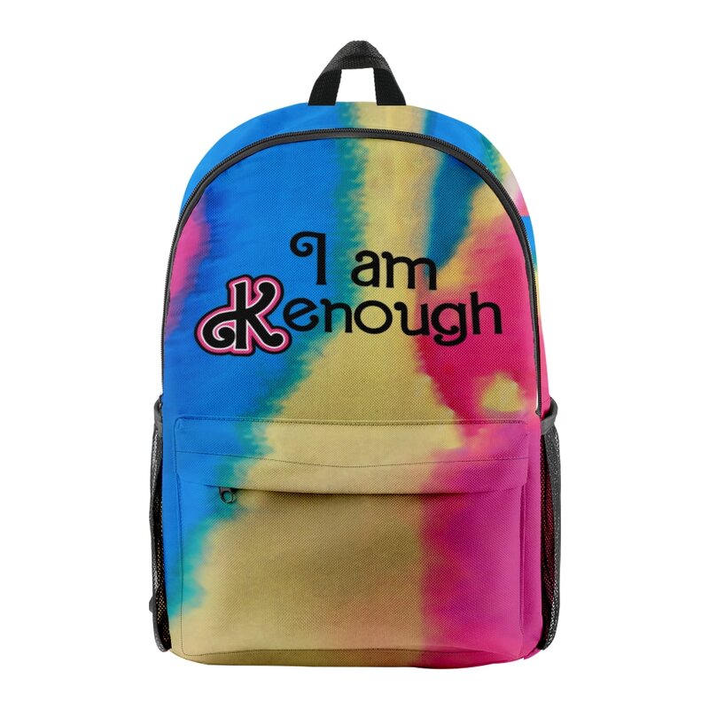 حقيبة ظهر مدرسية من I Am Kenough حقيبة ظهر مدرسية للجنسين حقيبة ظهر مضحكة للجنسين