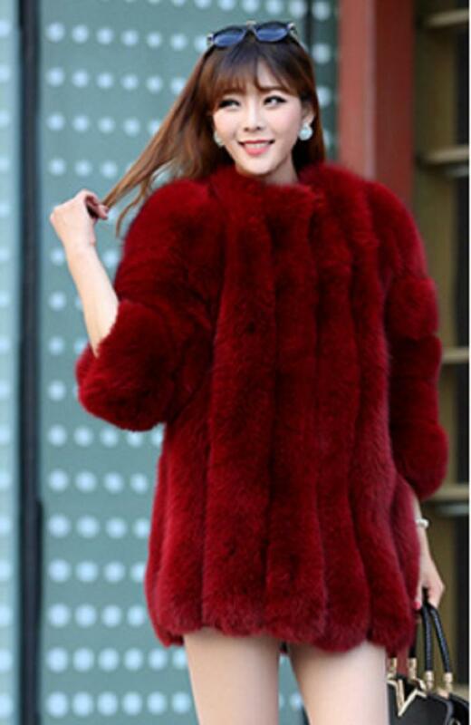 Women Slim Long Winter Faux Fur Coat Luxury Fashion Hot Sale  Long Faux Fur Coat Jacket Teddy Casaco Inverno Feminino Plus Size