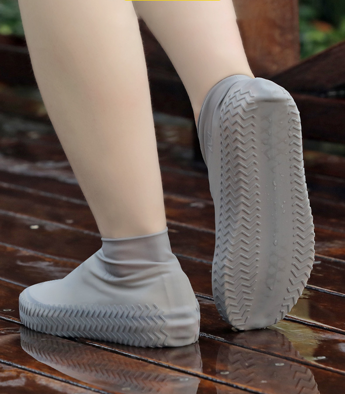 أغطية الأحذية المقاومة للماء السيليكون S/M/L ، أغطية أحذية المطر غير القابلة لإعادة الاستخدام غير القابلة لإعادة الاستخدام