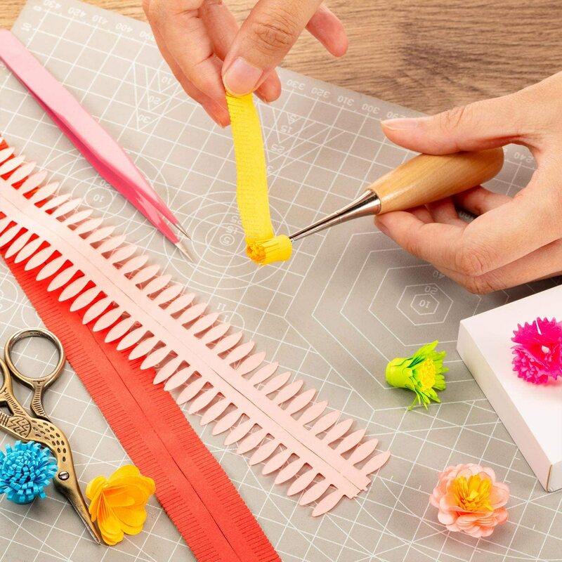 18 Stripes Flower Quilling Paper Strips Colorful Origami DIY Paper Hand Craft DIY Scrapbooks Children Kids Handmade Decoration